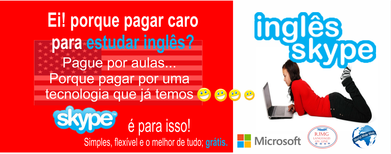 Curso de inglês personalizado on-line